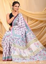 Cotton Multi Color Daily Wear Printed Saree